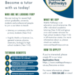 Become a tutor with us!